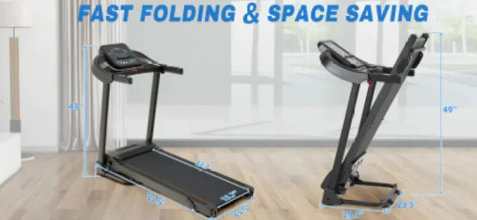 Compact Easy Folding Treadmill