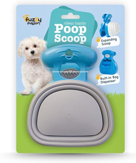 Dog Poop Scoop with Waste Bag Dispenser